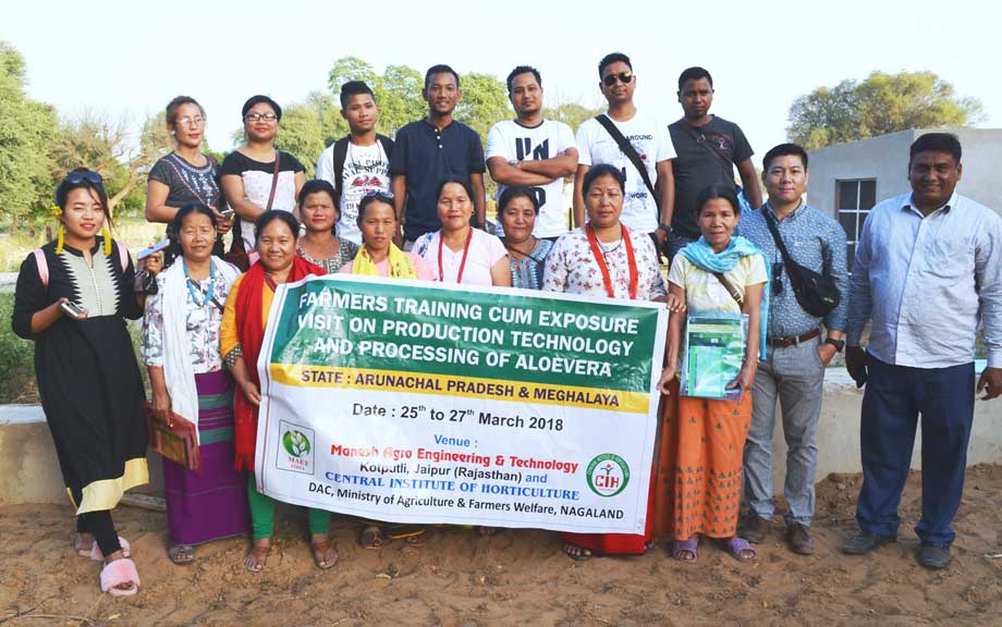 Exposure cum Training at Jaipur for Aloe Vera Farmers